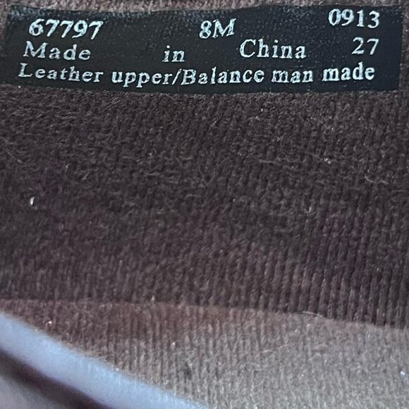 Clarks Women's Brown Leather Slip On Casual Round Shoes Size 8M - Picture 7 of 8